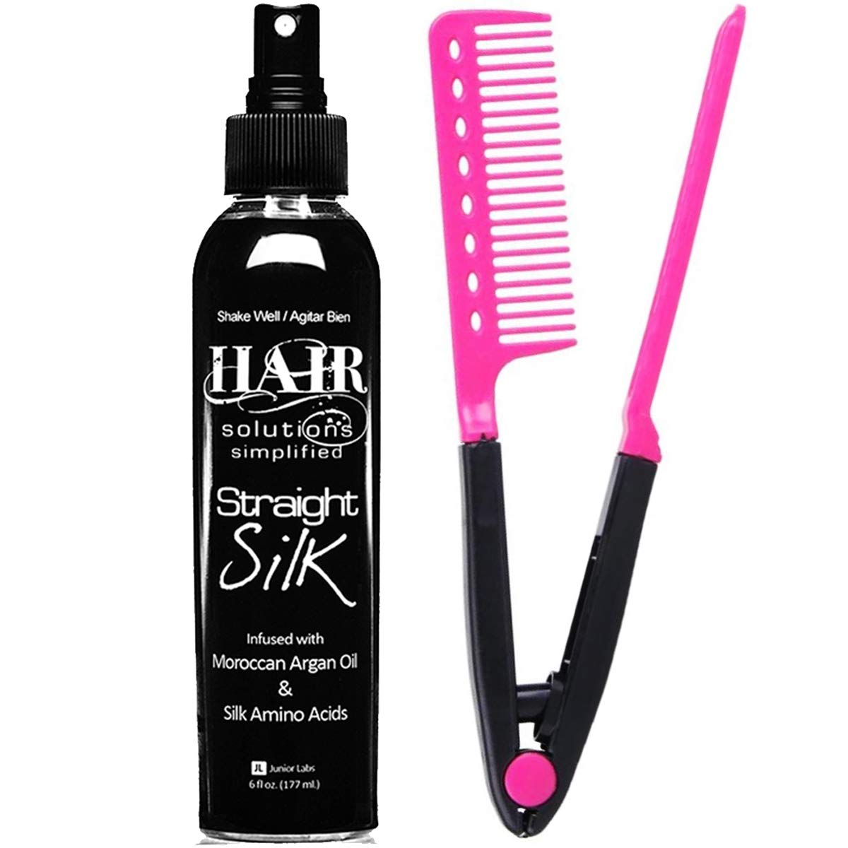 Amazon Com Straight Silk Spray Hair Straightening Flat Iron Comb