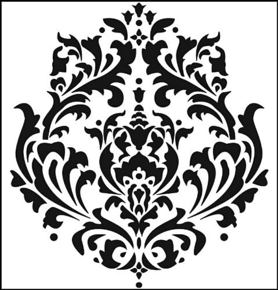 Crafters Workshop Template 6-inch x 6-inchBrocade, Medium — image 1