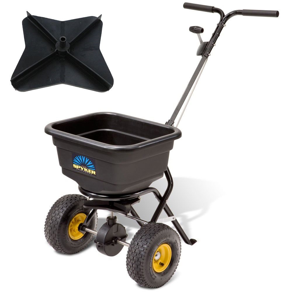 SpykerP20-5010 Residential 50-Pound Broadcast Spreader with Replacement 1008209 Impeller (Bundle, 2 Items)