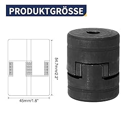 uxcell 7/16" to 7/8" L075 Flexible 3-Piece L-Jaw