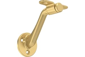 Franklin Brass Bar 3 in. (76 mm) Handrail Bracket in Modern Gold (4-Pack), B47249D-117-C