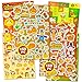 Thanksgiving Stickers Party Supplies Pack - Over 590 Autumn Harvest Stickers (Party Favors, Decorations)