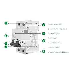 2P 250V Low Voltage DC Miniature Circuit Breaker