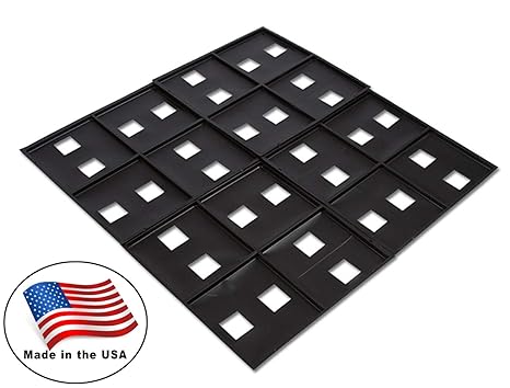 Argee Patio Pal Brick Laying Guides Covers 20 Square Feet Black