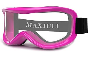 MAXJULI Kids Ski Goggles - Helmet Compatible Snow Goggles for Baby &Toddler with 100% UV Protection Age 0-4 4301
