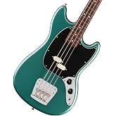 Fender American Professional Classic Mustang Bass - Faded Sherwood Green Metallic with Rosewood Fingerboard