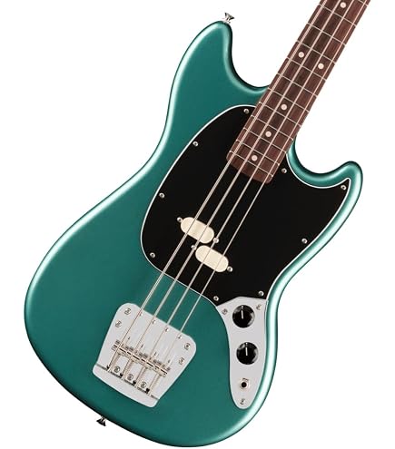 Amazon.com: Fender American Performer Mustang Bass, Aubergine, Pau