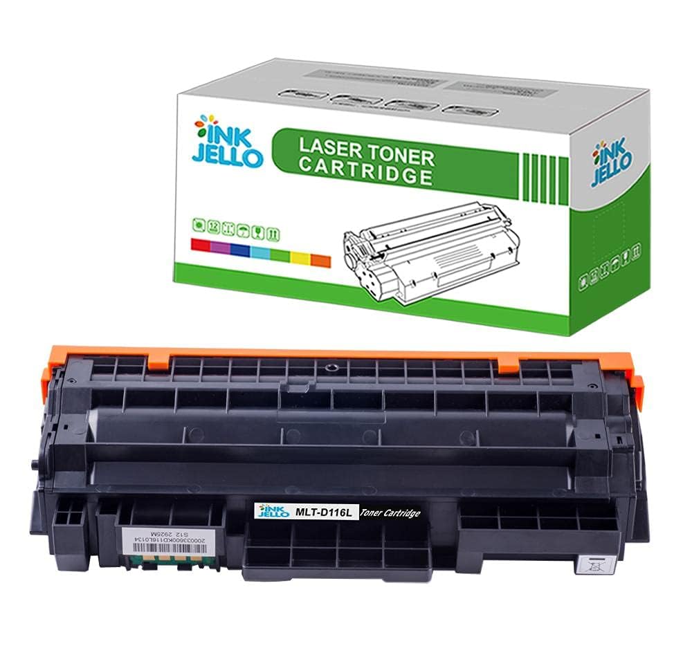 InkJello Compatible Toner Cartridge Replacement for Samsung Xpress M2625 M2625D M2675FN M2825DW M2825ND M2835DW M2875FD M2875FW M2885FW MLT-D116L (Black,1-Pack)
