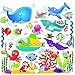 Fish Wall Stickers for Kids, Under The Sea Wall Decals for Toddlers' Bathroom, Bedroom, Window, Bathtub, Baby's Nursery, and Children's Classroom, Removable Peel and Stick Ocean Decor That Clings primary