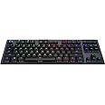 Logitech G915 TKL Tenkeyless Lightspeed Wireless RGB Mechanical Gaming Keyboard, Low Profile Switch Options, LIGHTSYNC RGB, Advanced Wireless and Bluetooth Support - Tactile (Renewed)