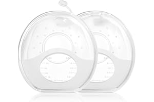 Termichy Milk Collector for Breastfeeding - Soft Breast Shells for Sore Nipples (2 oz/75 ml, 2 pcs)