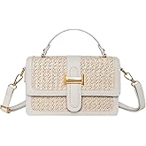 OWGSEE Straw Crossbody Bags for Women Summer Straw Clutch Bag Woven Beach Purse Vacation Handbags | Straw, Summer, Woven, Beach Purse, Vacation, Straw, Summer, Woven, Beach Purse, Vacation