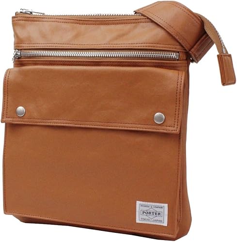 Amazon ポーター Porter フリースタイル 縦型ショルダーm キャメル 707 ショルダーバッグ