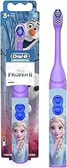 Oral-B Kids Battery Power Electric Toothbrush Featuring Disney's Frozen for Children and Toddlers age 3+, Soft (Characters Ma