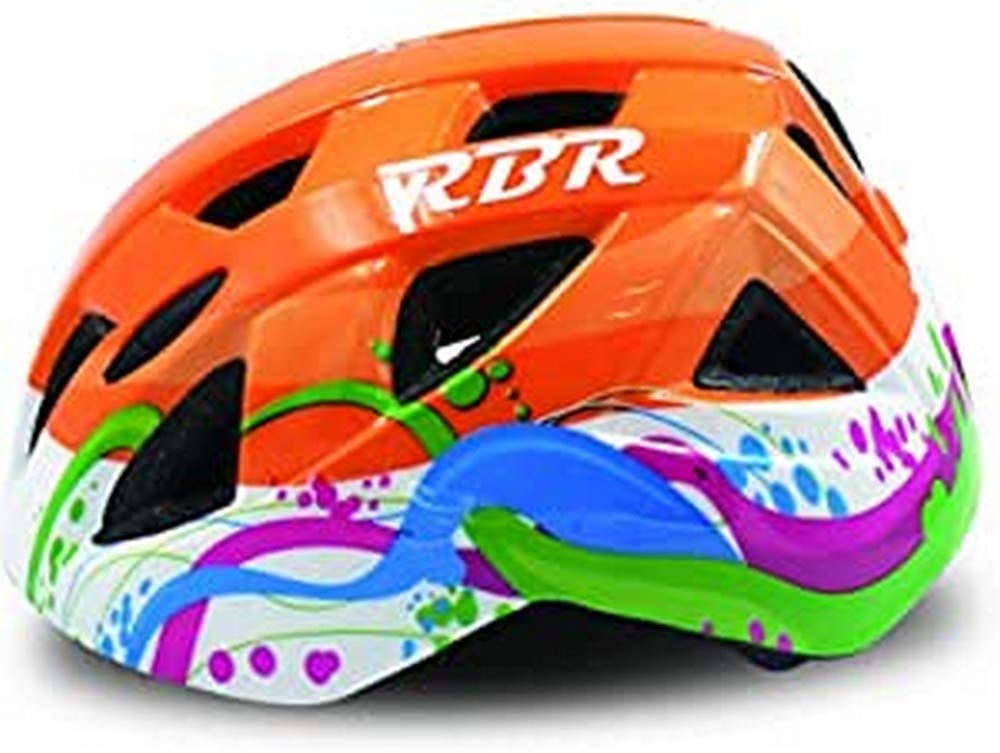 RBR HSTN401 Children's Helmet Holmologated, Youth Unisex, Multicoloured, S/M