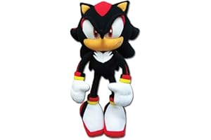 GREAT EASTERN ENTERTAINMENT Sonic The Hedgehog New_8967 Great Eastern GE-8967 - Shadow Plush, 12", Multicolor