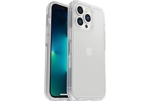 OtterBox iPhone 13 Pro (ONLY) Symmetry Series Case - CLEAR, ultra-sleek, wireless charging compatible, raised edges protect camera & screen