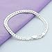 ATJC Fashion 925 Sterling Silver Twist-linked Bracelet Charm Chain Women Jewelry Gift