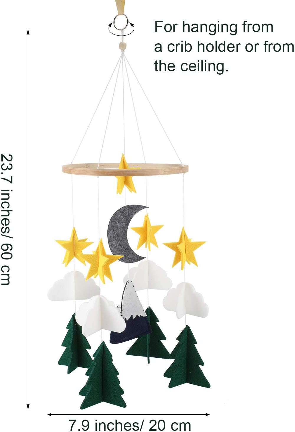 woodland nursery mobile