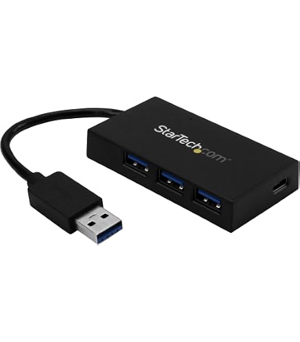 Amazon.com: 4 Port USB Hub - USB 3.0 - USB A to 3x USB A and 1x
