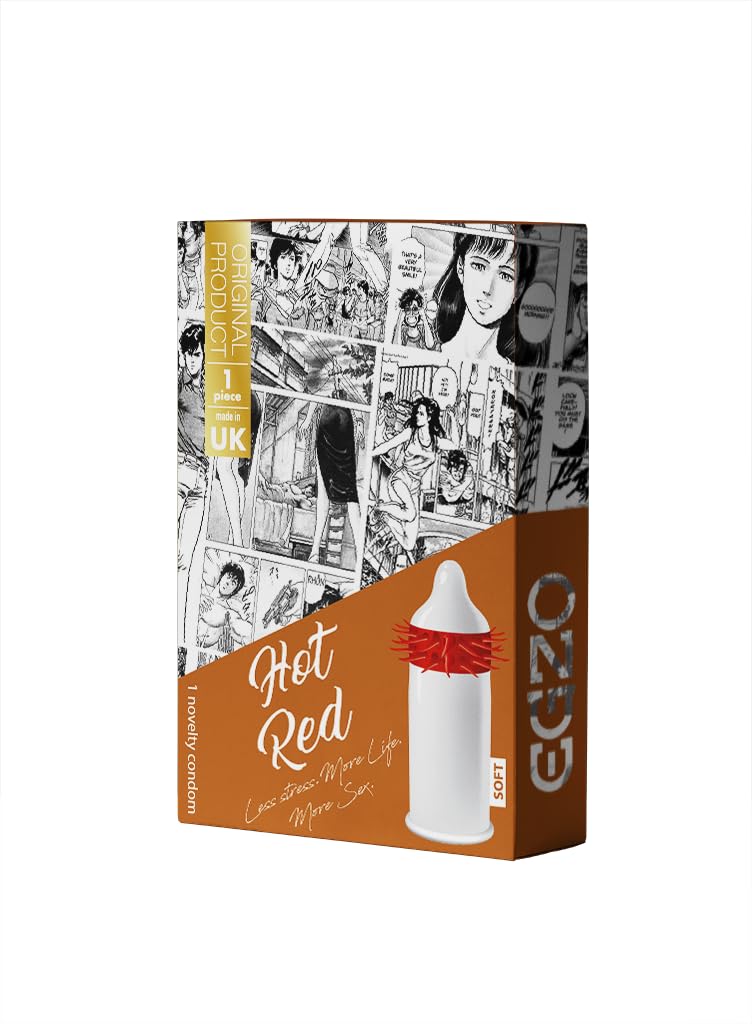 EGZO toy condoms - Hot Red