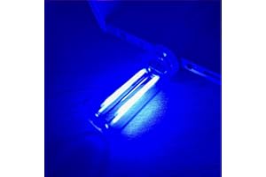 FACISACO USB Retro Car Lamps, USB LED Car Interior Atmosphere Lights, Car USB Atmosphere Light, USB Automotive Night Lamps,Plug-in USB Automotive Light, Mini LED Bulb Lamp for Car, Bedroom, Hallway (Blue)