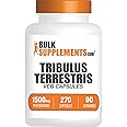 BulkSupplements.com Tribulus Terrestris Capsules - Tribulus Terrestris for Men & Women, Tribulus Terrestris 1500mg - Gluten Free, 3 Capsules per Serving, 270 Capsules (Pack of 1)