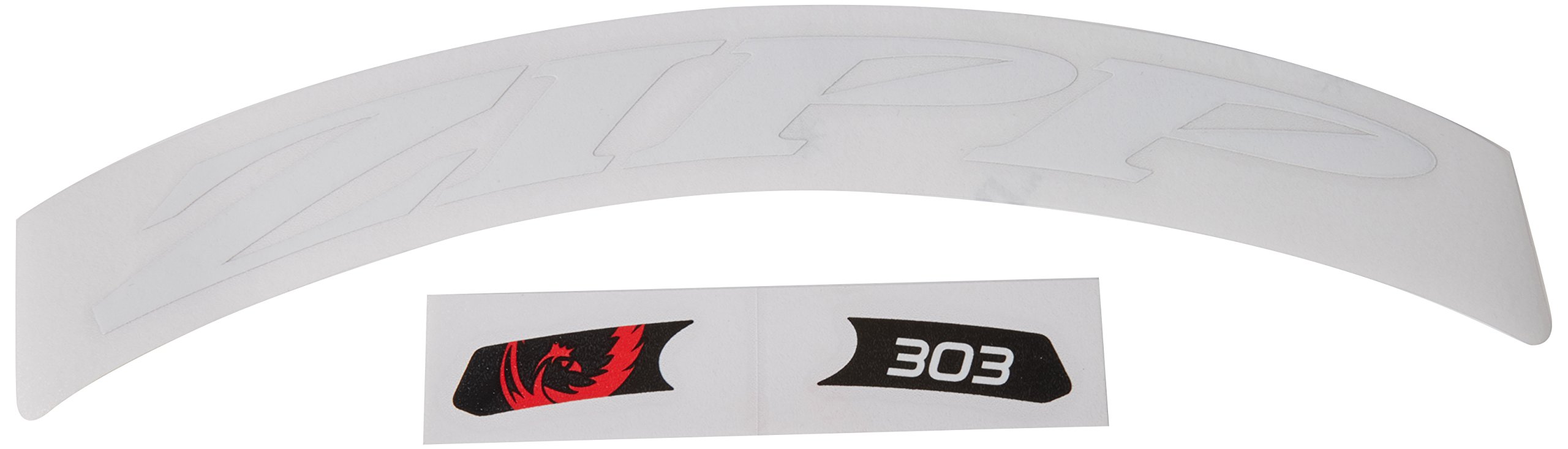 Zipp 303 Matte White/No Border Logo 700 C 1 X Wheel Decal Set, White