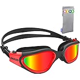 OMID Kids Swim Goggles, P2mini Polarized Swimming Goggles Comfortable for Age 6-14
