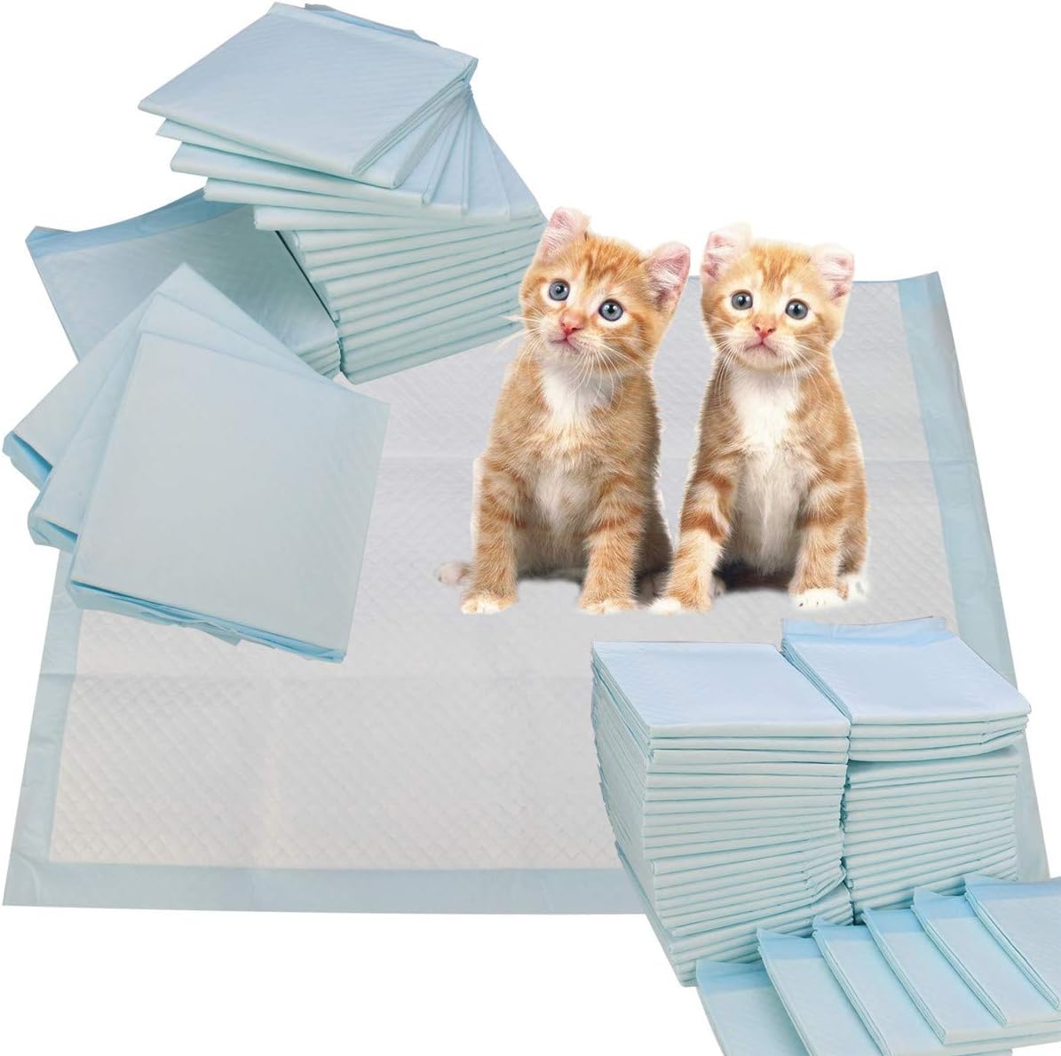 Mutiwill 100 x Puppy Dog Training Pads 5 Layers Extra Large Pet Toilet Trainer Pee Wee Training Mats 60 x 45cm