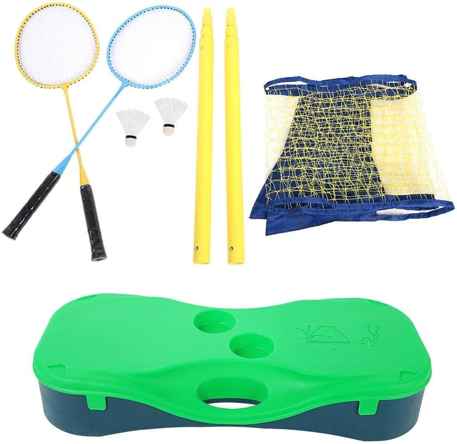 Huairdum Badminton Net Set, Portable Foldable Badminton Grid 9.84 x 5