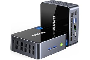 GMKtec Mini PC Intel Core i7 12700H (14C/20T 4.7 GHz), 16GB DDR4 1TB SSD, Mini Desktop Computer Iris XE Graphics, USB-C/HDMI/