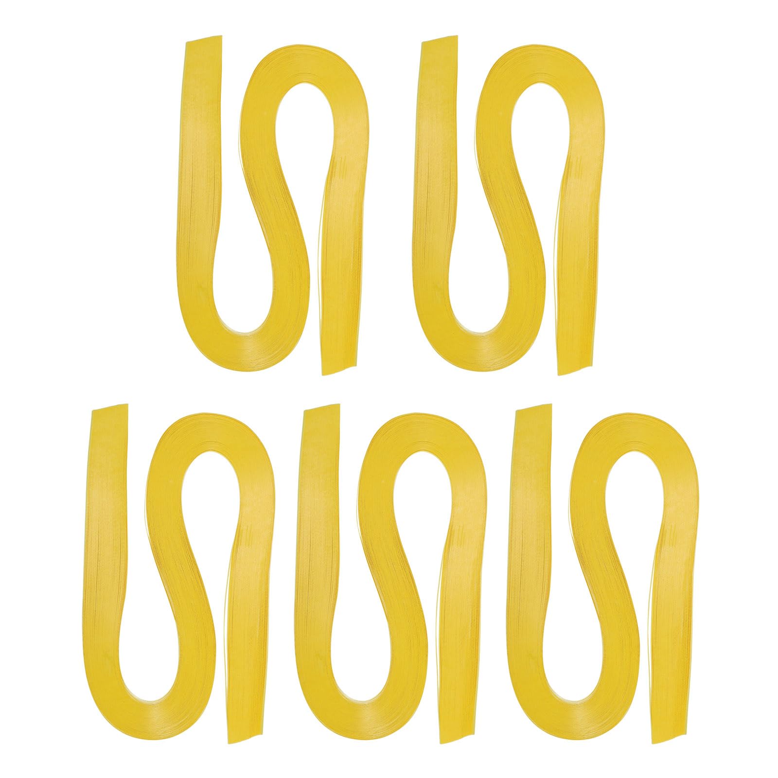 PATIKIL 600pcs Quilling Strips Paper 3mm(1/8") 54cm Origami Paper Quilling Strip for Art DIY Hand Craft Christmas, Lemon Yellow