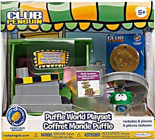 Club Penguin Green Puffle House With Propeller Launcher Play Set
