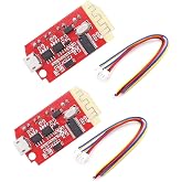 HiLetgo 2pcs CT14 Stereo Bluetooth Amplifier Board 5V AMP F Class 5W+5W Amplifier Module with Charging Port for Speaker Modification DIY