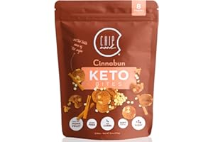 ChipMonk Keto Cookie Bites - Keto Snacks with Zero or Low Carb, Gluten-Free Keto Cookies, Nutritious, High Fat, Protein, Low Sugar Dessert Snack Foods for Ketogenic Diet or Diabetics, Macro Nutrition - 1 Pouch - 8 Bites