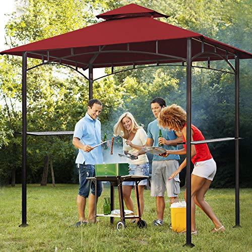 Eurmax USA High Performance Grill Gazebo Canopy Replacement Cover 5x8