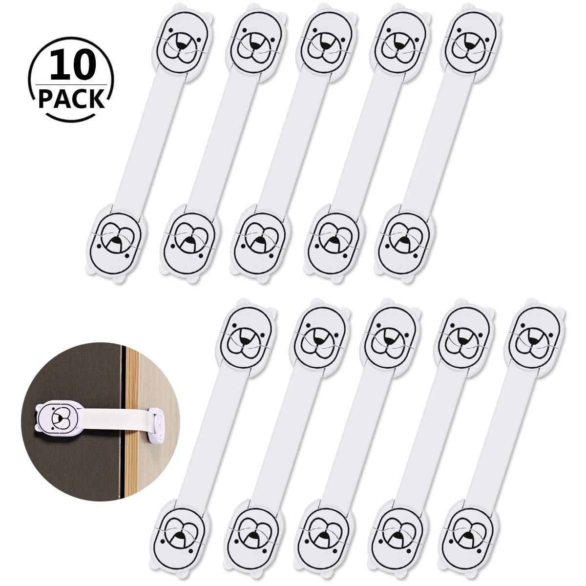 Natuce Cerradura Seguridad para Niño, 10 Pack Bloqueo de Seguridad ...