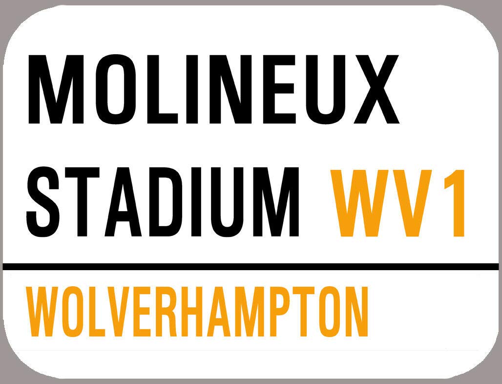 EpochSign New Metal Street Sign Wolverhampton Metal Street Sign Molineux 8x12 inches