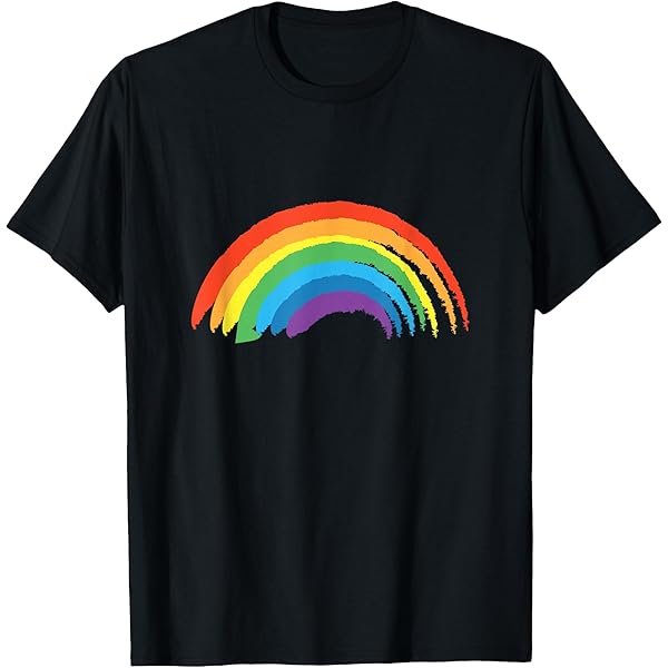 Amazon.com: Happy Retro Rainbow Flower T-Shirt : Clothing, Shoes