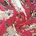 MissShorthair Women's Light Floral Print Chiffon Kimono Cardigan Coverup Blouse Tops (15 Red)