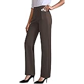 JEKAOYI Womens Dress Pants Stretchy Work Pants High Waisted Business Trousers Pull On Casual Slacks with Pockets