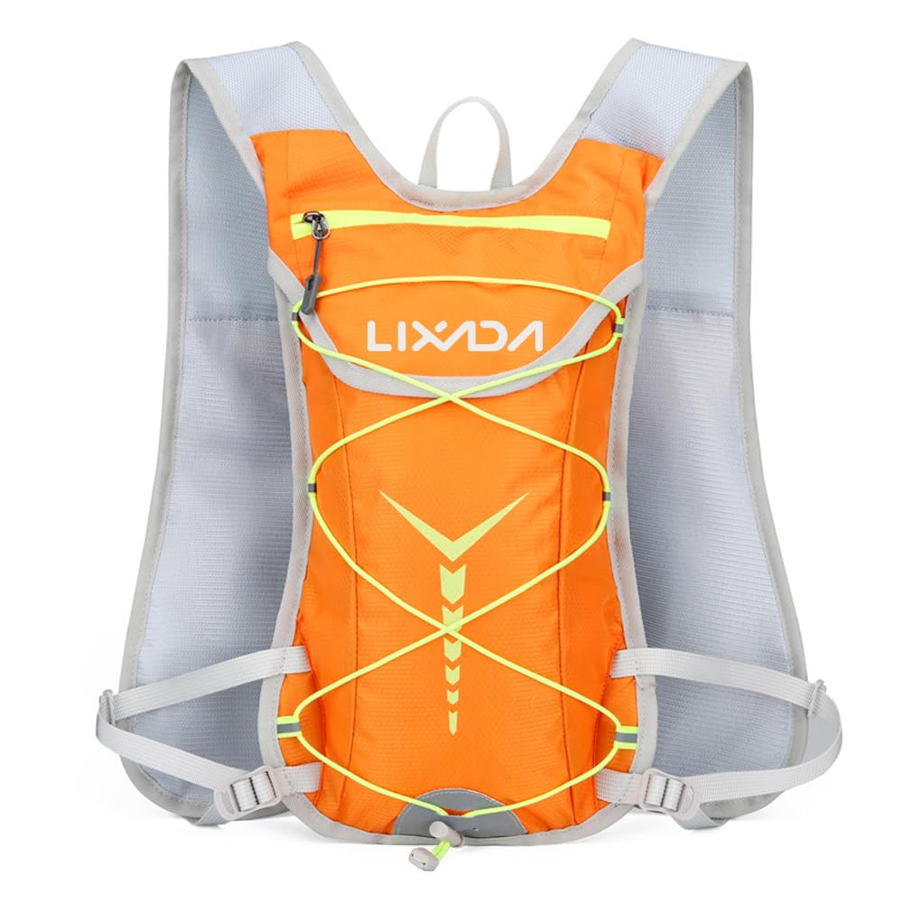 Lixada Nylon Hydration Backpack Water Backpack with 2L Hydration Bladder for Cycling Running Biking