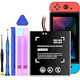 TQTHL HAC-003 Battery, Replacement for Nintendo Switch 2017 Game Console HAC-001 Internal Upgrade 4800mAh Battery with DIY Re