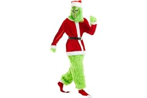 Cosgrinch Green Monster glove Costume Accessories Party Novelty Cosplay Props Gifts Men Women Green