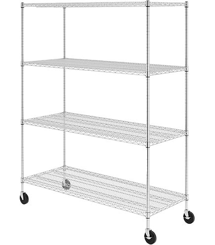 Amazon.com: METRO N566C Shelving Rack with 4 Super Erecta Wire