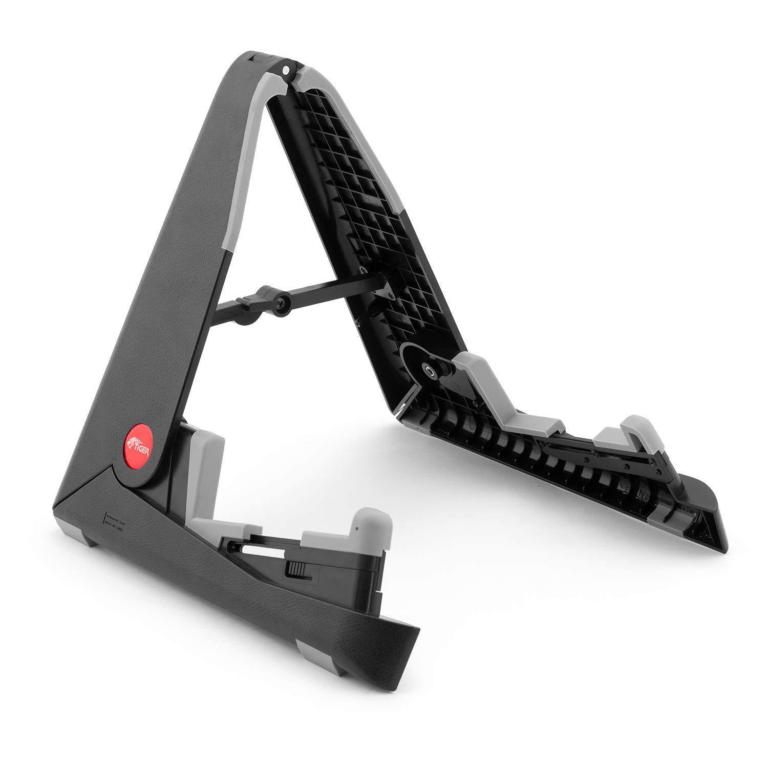 Tiger GST63-BK A Frame Guitar Stand – Portable Foldable Guitar Stand for Electric, Acoustic, Classical and Bass Guitars