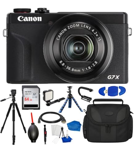 Amazon.com : Canon PowerShot G7 X Mark III Digital Camera Bundle