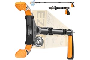 EZPIK Trash Picker Pro (40-inch) Heavy-Duty Grabber Reacher Tool, Reacher Grabber Pickup Tool, Trash Grabber Tool, Pick Up Tools Grabber, Trash Picker Upper Grabber, Gripper Reacher Grabber Tool