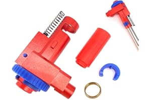 LONGTINGEQUIP Airsoft M4 Hop Up Chamber for AEG M4 M16 Series Aluminum Accessories (Red)